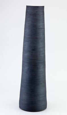 Lot 139 - DANIEL SMITH; a tall tapered porcelain vase...