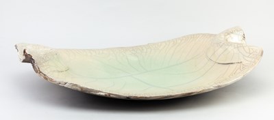 Lot 212 - JOHN DUNN (born 1944); a large oval freeform...