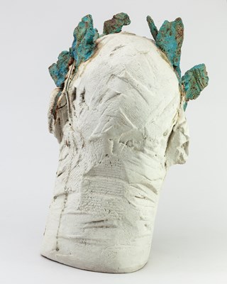 Lot 193 - JANE MUIR (born 1966); a large stoneware bust...