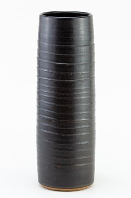 Lot 224 - JOHN SOLLY (1928-2004); a tall cylindrical...