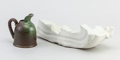 Lot 337 - REBECCA HARVEY; 'Fissure', a freeform torn...