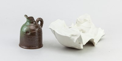 Lot 337 - REBECCA HARVEY; 'Fissure', a freeform torn...