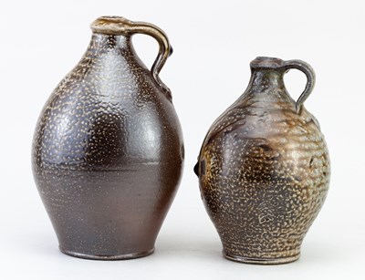 Lot 397 - TIM HURN (born 1964); a wood fired salt glazed...