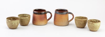 Lot 222 - Muchelney Pottery; a pair of wood fired...