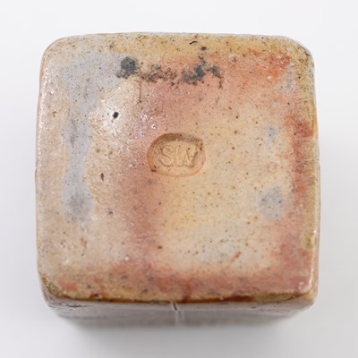Lot 369 - SARAH WALTON (born 1945); a small salt glazed...