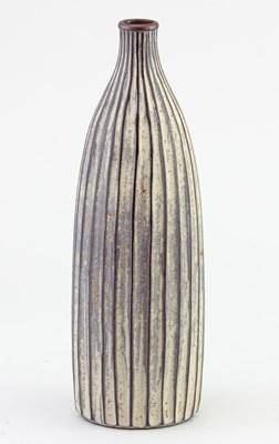 Lot 164 - EMILY MYERS (born 1965); a fluted red...