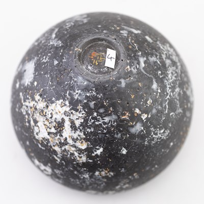 Lot 402 - TONY LAVERICK (born 1961); a black porcelain...