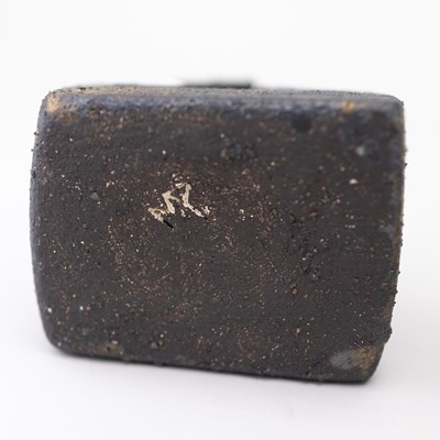 Lot 267 - MARTIN PEARCE; two abstract stoneware...