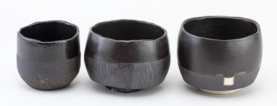 Lot 35 - ALEX HAGEN; a trio of stoneware bowls...