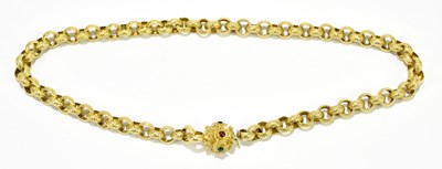 Lot 1309 - An early 19th century yellow metal textured...
