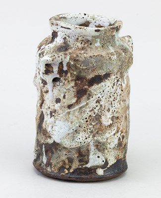 Lot 13 - AKI MORIUCHI (born 1947); a stoneware vessel...
