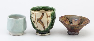 Lot 9 - AKI MORIUCHI (born 1947); a stoneware cup...