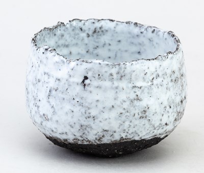 Lot 24 - AKIKO HIRAI (born 1970); a stoneware chawan...