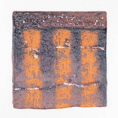 Lot 49 - ANNE FLØCHE (born 1952); an earthenware wall...