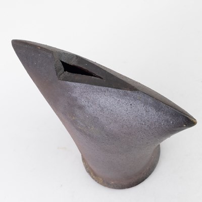 Lot 19 - AKIHIKO KISHIMOTO; a wood fired stoneware axe...