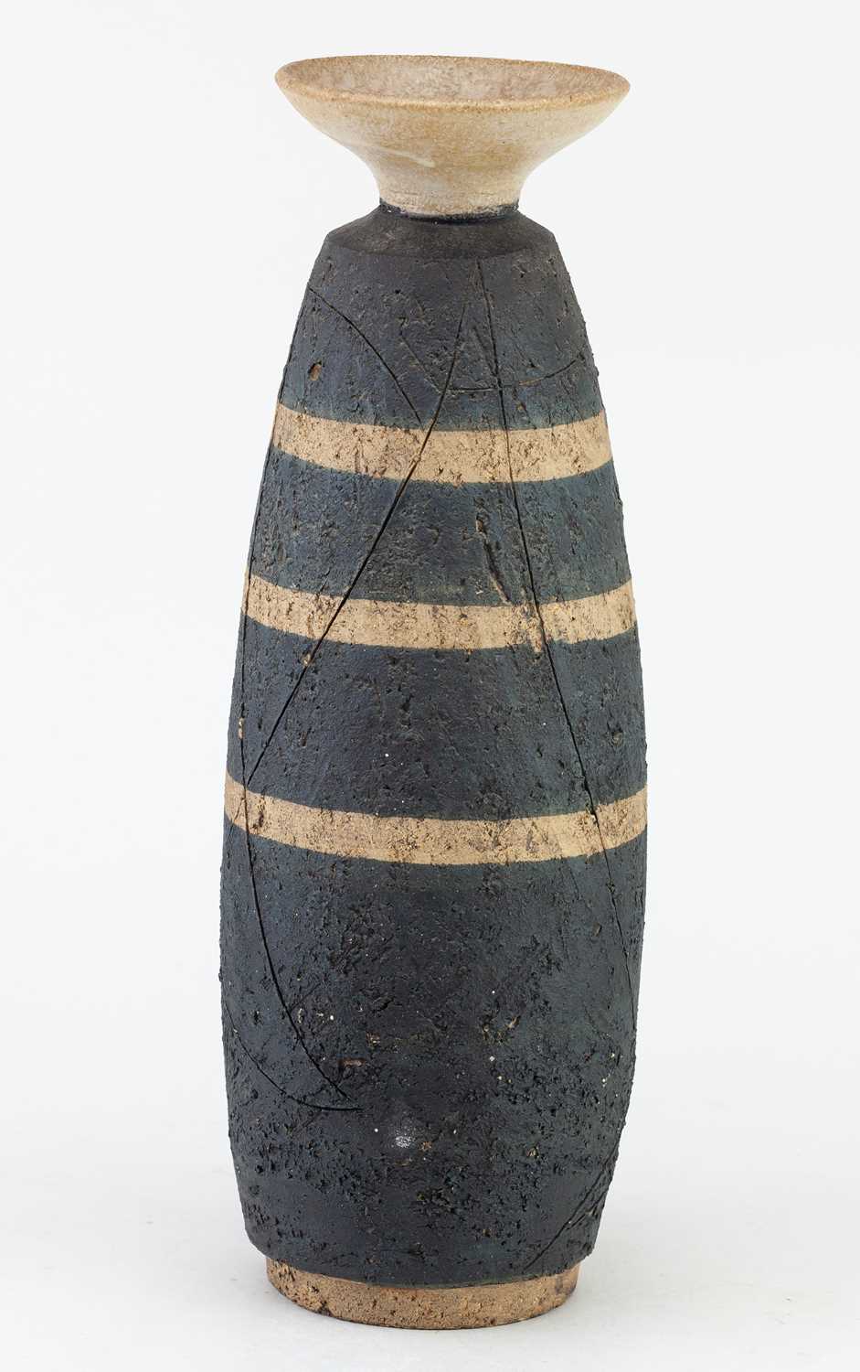 Lot 188 - HUBERT CORBETT (born 1943); a tall stoneware...