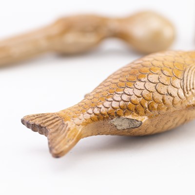 Lot 473 - Three early 19th century novelty salt glazed...