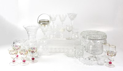 Lot 630 - A large quantity of crystal, cut glass and...