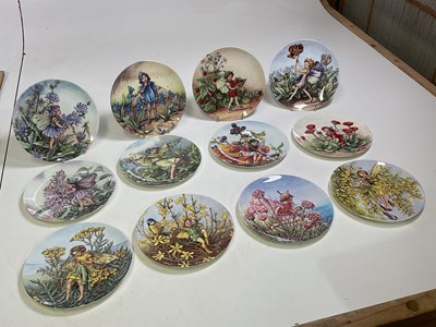 Lot 57 - WEDGWOOD; flower fairy collectors' plates x 12,...