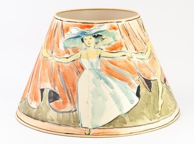 Lot 540 - QUENTIN BELL (1910-1996); a painted lampshade...