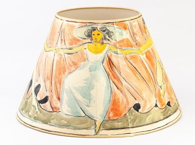 Lot 540 - QUENTIN BELL (1910-1996); a painted lampshade...