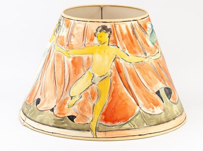 Lot 540 - QUENTIN BELL (1910-1996); a painted lampshade...