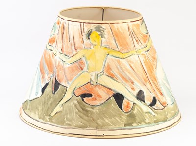 Lot 540 - QUENTIN BELL (1910-1996); a painted lampshade...