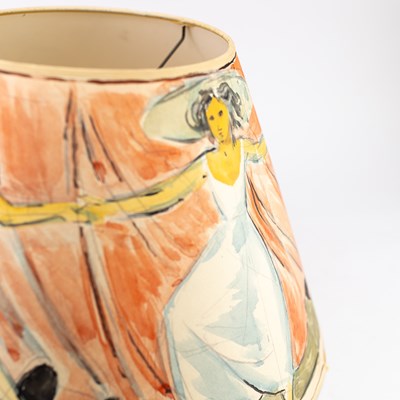 Lot 540 - QUENTIN BELL (1910-1996); a painted lampshade...