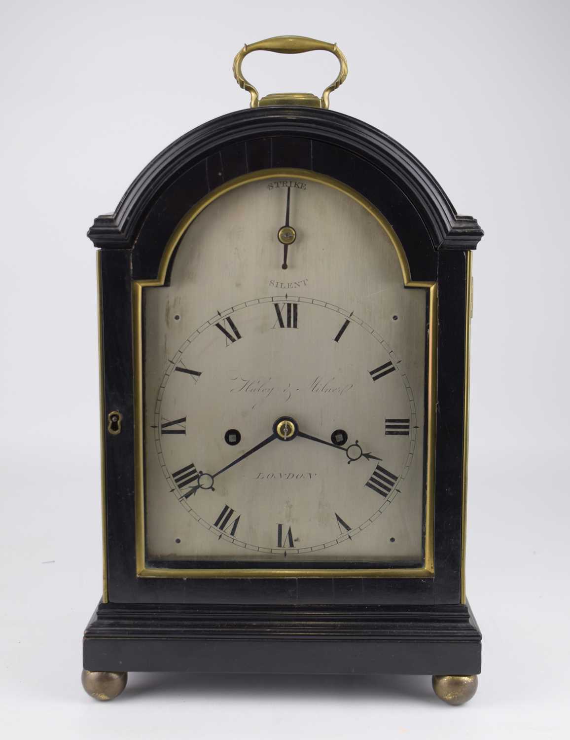 Lot 91 - HALEY & MILNER, LONDON; a George III bracket...