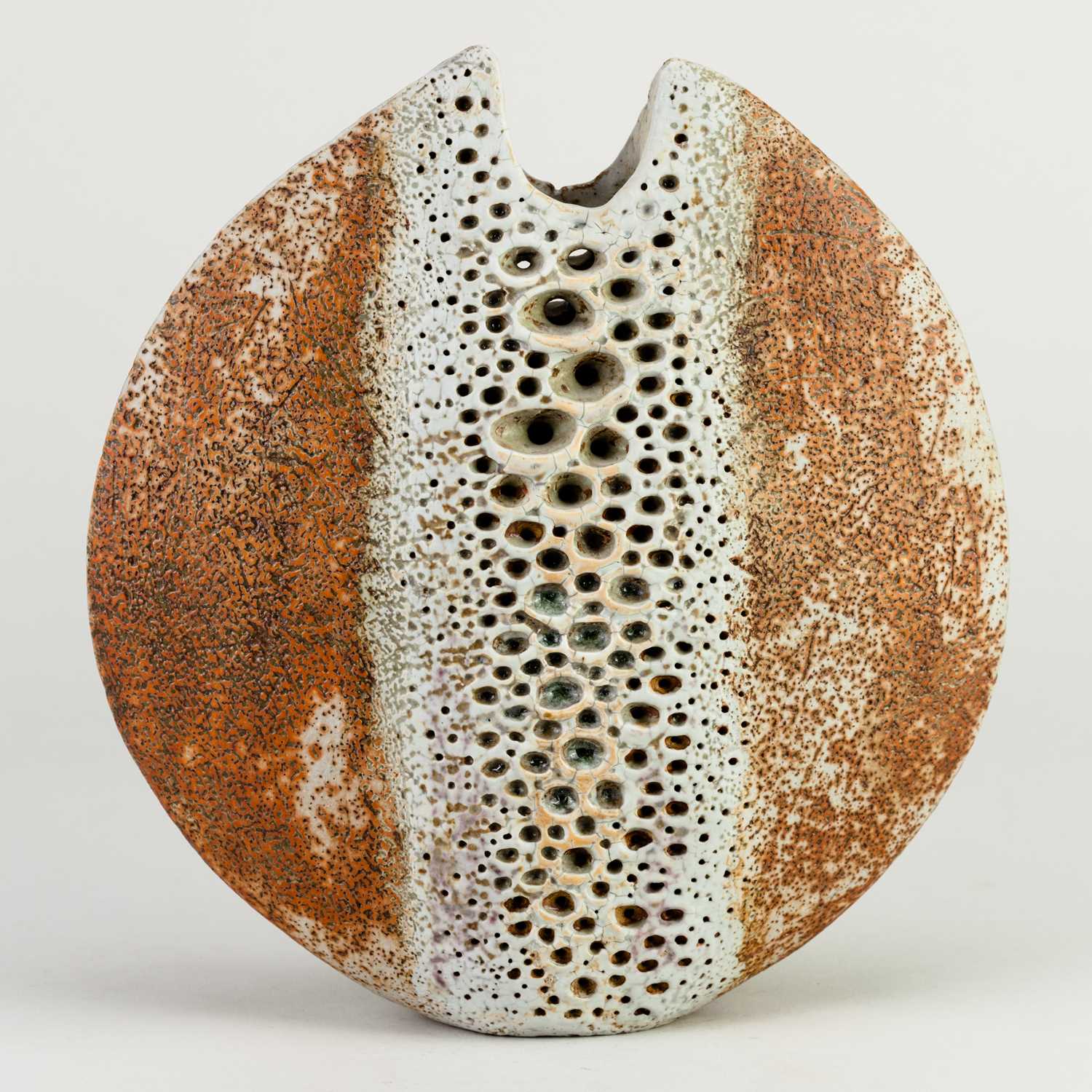 Lot 28 - ALAN WALLWORK (1931- 2019); a stoneware pebble...