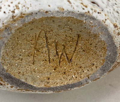 Lot 28 - ALAN WALLWORK (1931- 2019); a stoneware pebble...