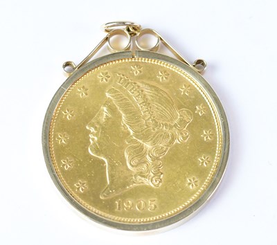 Lot 945 - A United States of America Liberty head gold...