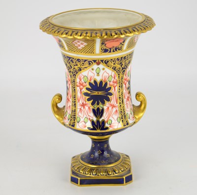 Lot 505 - ROYAL CROWN DERBY; an 1128 Imari pattern...