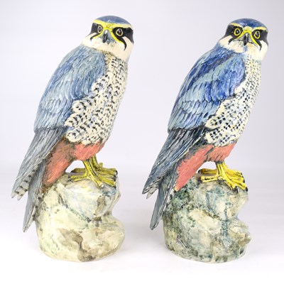 Lot 627 - Two mid-20th century Continental pottery...