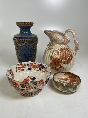 Lot 189 - Assorted ceramics to include a water jug in...