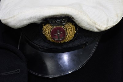 Lot 504 - A 1950s Merchant Navy uniform originally...