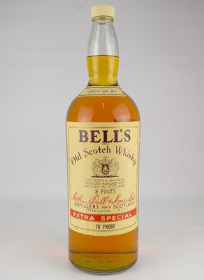 Lot 159 - WHISKY; a large eight-pint bottle of Bell's...