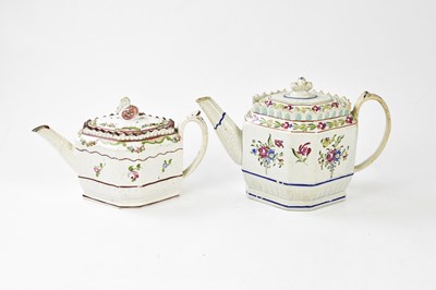 Lot 1323 - Two 18th century Castleford type pearlware...