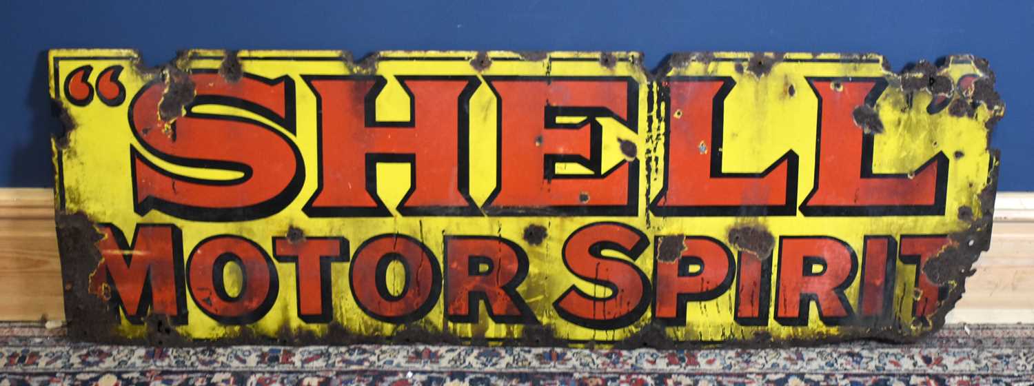 Lot 227 - SHELL MOTOR SPIRIT; an original advertising