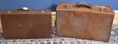 Lot 342 - Two vintage suitcases.