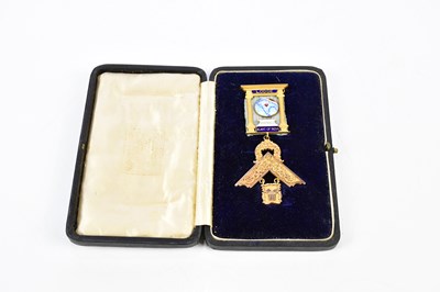 Lot 297 - MASONIC INTEREST; a 9ct gold Heart of India...