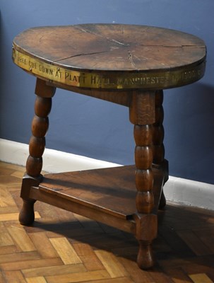 Lot 155 - An early 20th century circular topped table...