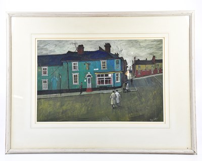 Lot 195 - HARRY SMITH; gouache, 'Men of Leisure', signed,...