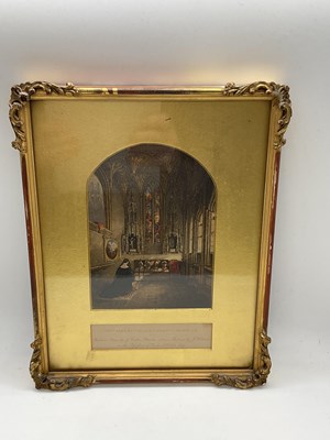 Lot 345 - Prints of mixed interest including an interior...