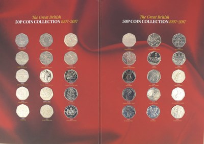 Lot 938 - CAMBRIDGESHIRE COINS; 'The Great British 50p...