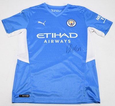 Lot 283 - PHIL FODEN; an autographed replica Manchester...