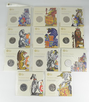 Lot 971 - ROYAL MINT; 'The Queen’s Beasts', eleven...