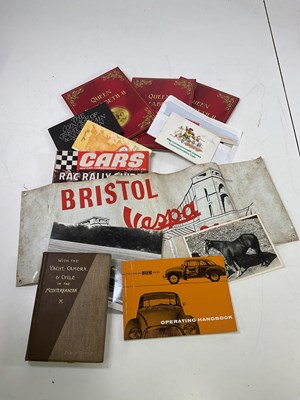 Lot 347 - Assorted ephemera, coins and other...