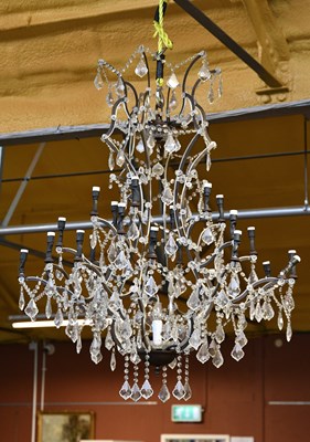 Lot 376 - A French style chandelier of large proportions,...