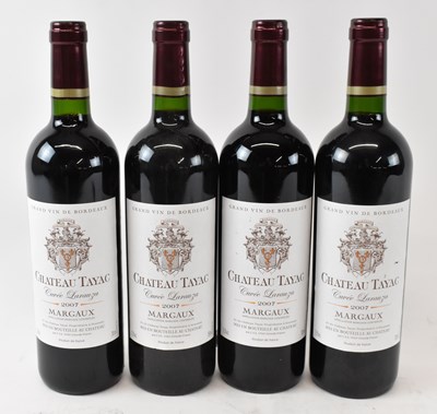 Lot 283 - RED WINE; a group of four bottles of Château...